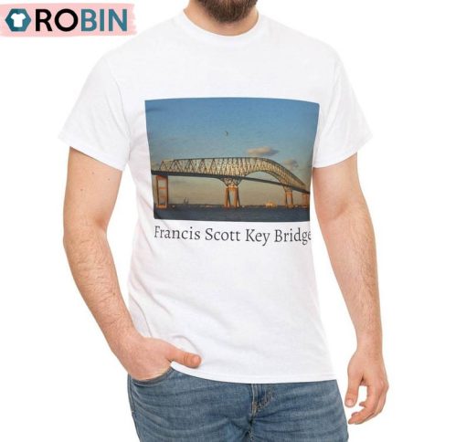 Francis Scott Key Bridge Shirt, Trendy Baltimore Bridge Unisex Shirt