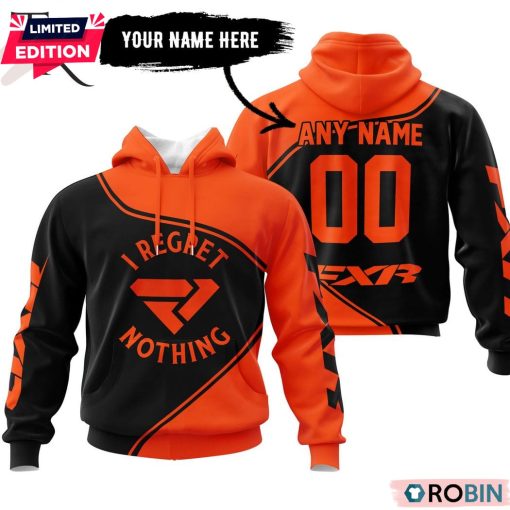 Fxr I Regret Nothing Orange Hoodie