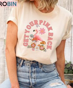 Get Your Pink Back Shirt, Pink Flamingo Mama Sweater Tank Top