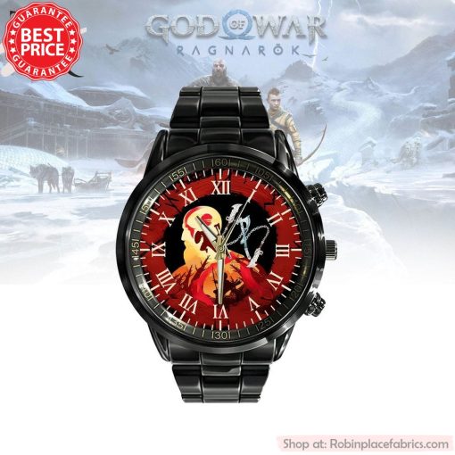 God Of War Black Stainless Steel Watch