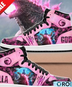 Godzilla Pink Air Jordan 1 Hightop Sneaker Boots