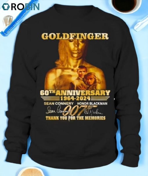 Goldfinger 60th Anniversary 1964 2024 Thank You For The Memories Unisex Shirt