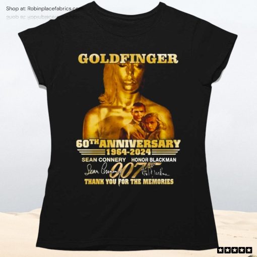 Goldfinger 60th Anniversary 1964 2024 Thank You For The Memories Unisex Shirt