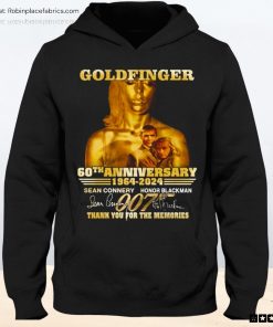 Goldfinger 60th Anniversary 1964 2024 Thank You For The Memories Unisex Shirt Goldfinger 60th Anniversary 1964 2024 Thank You For The Memories Unisex Shirt