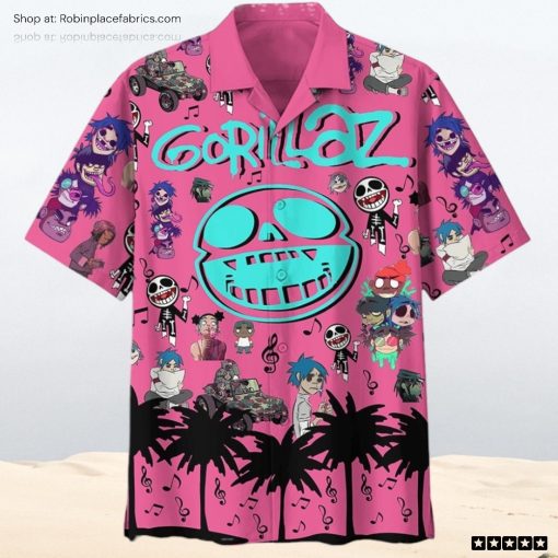 Gorillaz Hawaiian Unisex Shirt, Hoodie, Sweatshirt