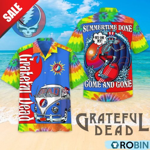 Grateful Dead Summertime Done Come And Gone Hawaiian Shirt