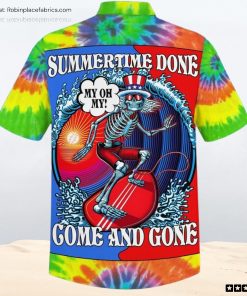 Grateful Dead Summertime Done Come And Gone Hawaiian Unisex Shirt Grateful Dead Summertime Done Come And Gone Hawaiian Unisex Shirt