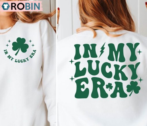 Groovy In My Lucky Era Shirt, Trendy St. Patrick’s Day Unisex Shirt, Hoodie, Sweatshirt