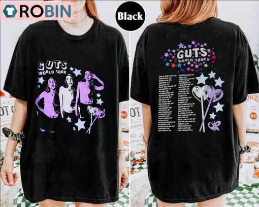Guts Olivia 2024 World Tour Shirt, Olivia Rodrigo Hoodie Tank Top