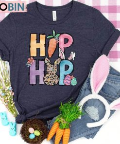 Hop Hop Funny Shirt, Easter Tank Top Long Sleeve