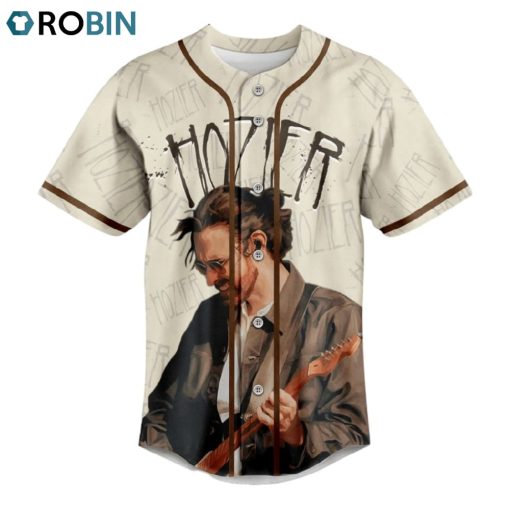 Hozier We Lay Here For Years Or For Hours So Long We Become The Flowers Baseball Jersey Shirt Style