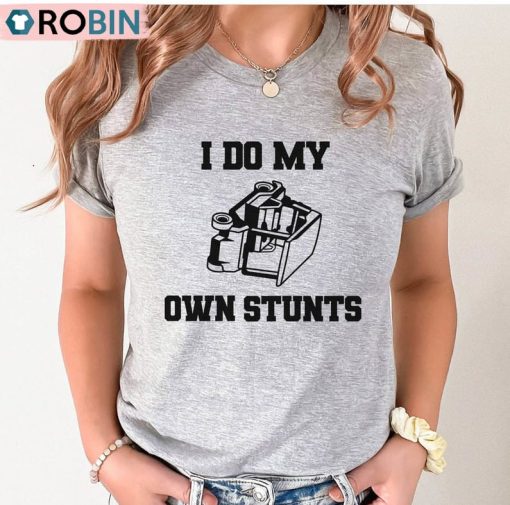 I Do My Own Stunts Shirt, Funny Golfing Father’s Day Long Sleeve Tank Top