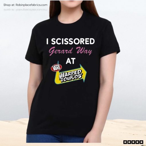 I Scissored Gerard Way At Vans Warped Tour05 Unisex Shirt, Hoodie, Sweatshirt