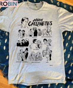 John Cassavetes Funny Design Long Sleeve Tee Tops
