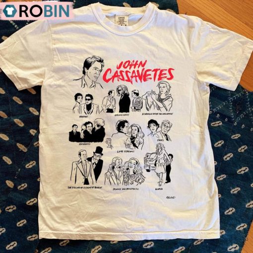 John Cassavetes Funny Design Long Sleeve Tee Tops