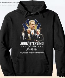 John Sterling 1989 2024 Thank You For The Memories Unisex Shirt, Hoodie, Sweatshirt