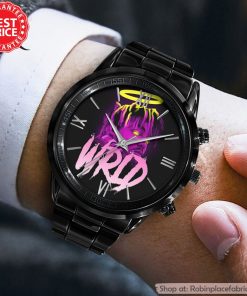 Juice Wrld 999 Black Stainless Steel Watch