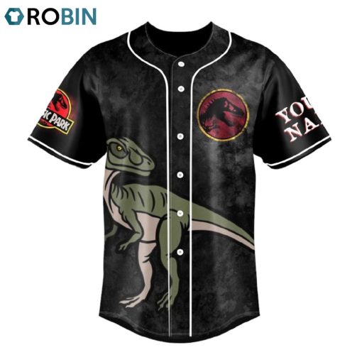 Jurassic Park Custom Baseball Jersey Shirt Style