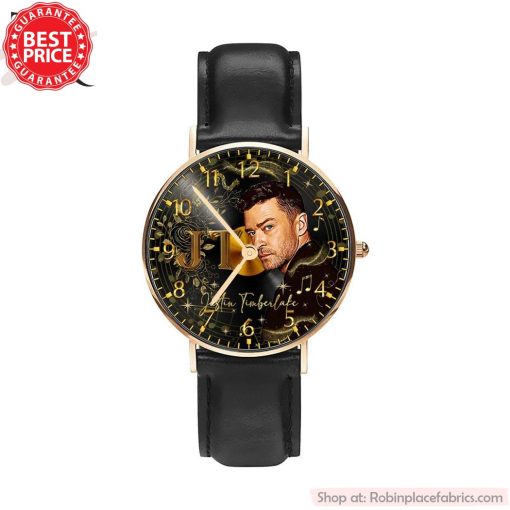 Justin Timberlake Black Stainless Steel Watch
