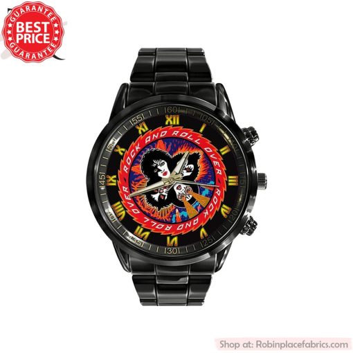 Kiss Band Black Stainless Steel Watch