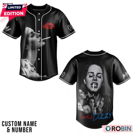 Lana Del Rey Spoiled Lizzy Custom Baseball Jersey