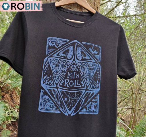 Let S Roll Dungeons And Dragons Trendy Short Sleeve T-Shirt