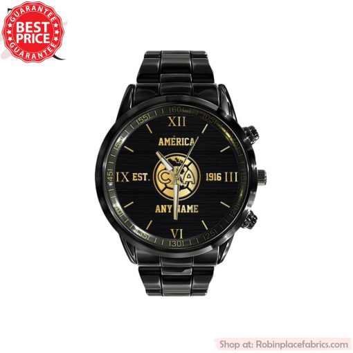 LIGA MX Club America Special Black Black Stainless Steel Watch
