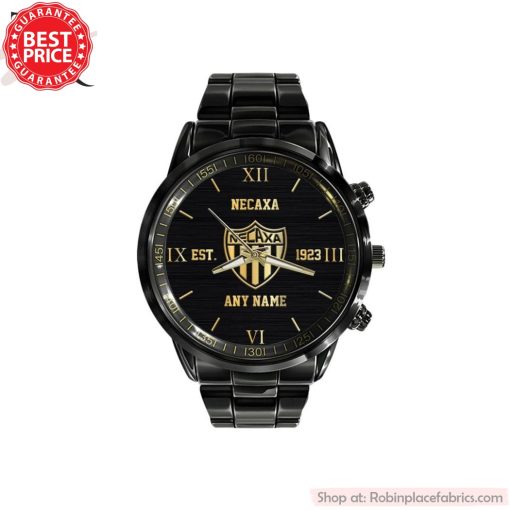 LIGA MX Club Necaxa Special Black Black Stainless Steel Watch
