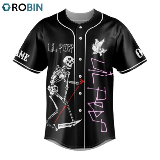 Lil Peep Everybody’s Everything Custom Baseball Jersey Shirt Style