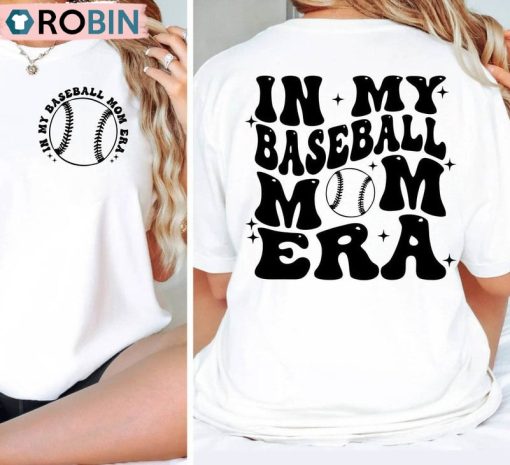 Limited In My Baseball Mom Era Shirt, Baseball Mama Sweatshirt Hoodie