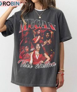 Limited Megan Thee Stallion Shirt, Vintage Rapper Crewneck Sweatshirt Tee Tops Limited Megan Thee Stallion Shirt, Vintage Rapper Crewneck Sweatshirt Tee Tops