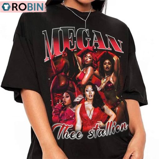 Limited Megan Thee Stallion Shirt, Vintage Rapper Crewneck Sweatshirt Tee Tops