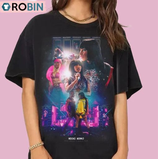 Limited Pink Friday 2 Tour 2024 Shirt, Retro Nicki Minaj Hoodie Tank Top