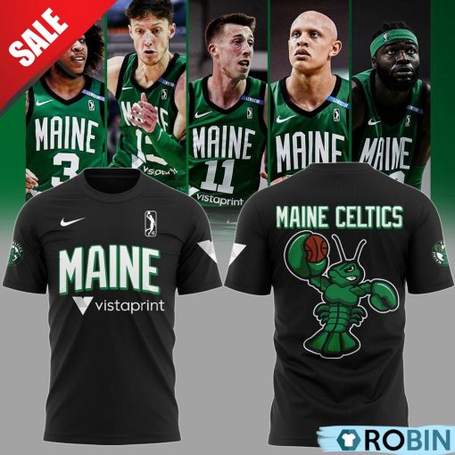 Maine Celtics NBA G League Unisex Shirt, Hoodie – Black