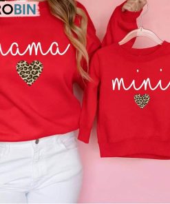 Mama And Mini Matching Shirt, Mother’s Day Crewneck Sweatshirt Tee Tops