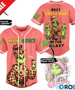 Mama Grinch Best Grinch Mom In The Galaxy Custom Baseball Jersey Shirt Style