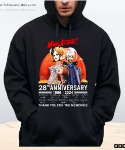 Mars Attacks 28th Anniversary 1996 2024 Thank You For The Memories Unisex Shirt