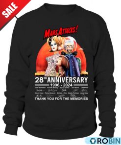 Mars Attacks 28th Anniversary 1996-2024 Thank You For The Memories Unisex Shirt, Hoodie