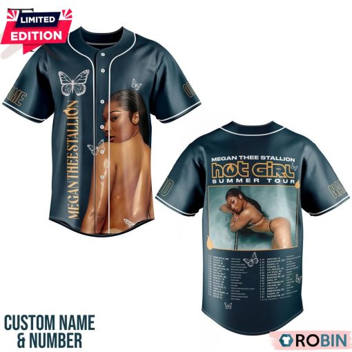 Megan Thee Stallion Hot Girl Summer Tour Custom Baseball Jersey