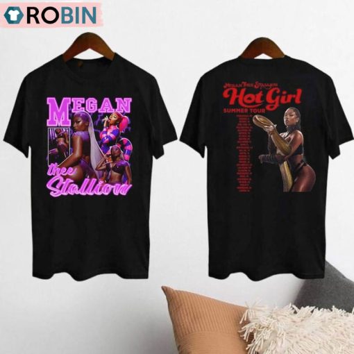Megan Thee Stallion Shirt, Hot Girl Summer 2024 Crewneck Sweatshirt Tee Tops