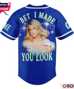 Meghan Trainor Bet I Made You Look Custom Baseball Jersey