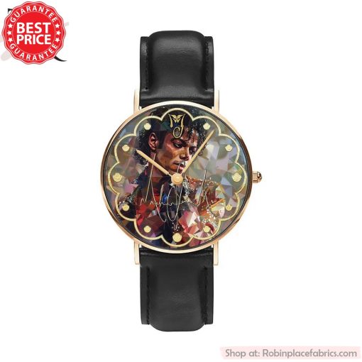Michael Jackson Black Stainless Steel Watch
