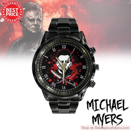 Michael Myers Black Stainless Steel Watch
