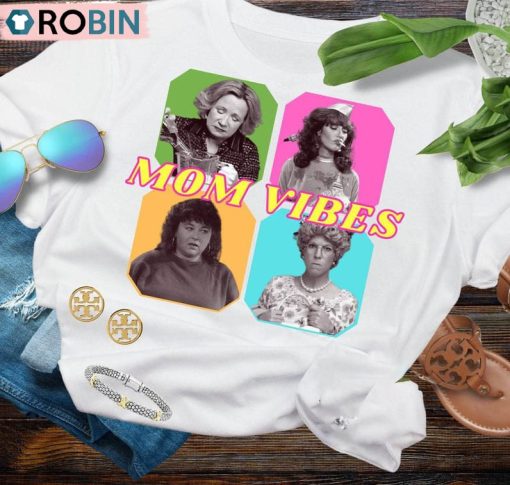 Mom Vibes Shirt, Retro Unisex Hoodie Tee Tops