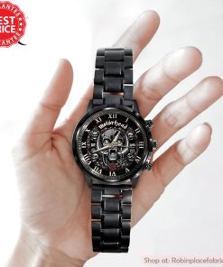 Motorhead Black Stainless Steel Watch