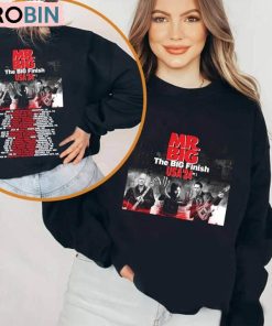 Mr Big The Big Finish Tour 2024 Shirt, Mr Big 2024 Concert Crewneck Sweatshirt Tee Tops