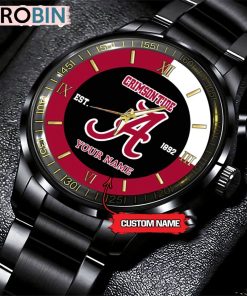 NCAA Alabama Crimson Tide Black Fashion Watch NCAA Alabama Crimson Tide Black Fashion Watch