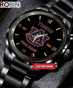 NCAA Auburn Tigers Black Fashion Watch Football Watch For Fans NCAA Auburn Tigers Black Fashion Watch Football Watch For Fans