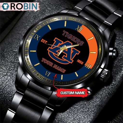 NCAA Auburn Tigers Black Fashion Watch