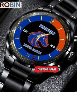 NCAA Boise State Broncos Black Fashion Watch NCAA Boise State Broncos Black Fashion Watch